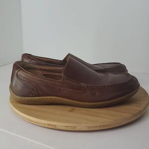 Born Men's Eberhard Slip On Leather Loafers Brown Size 10.5 M H44116